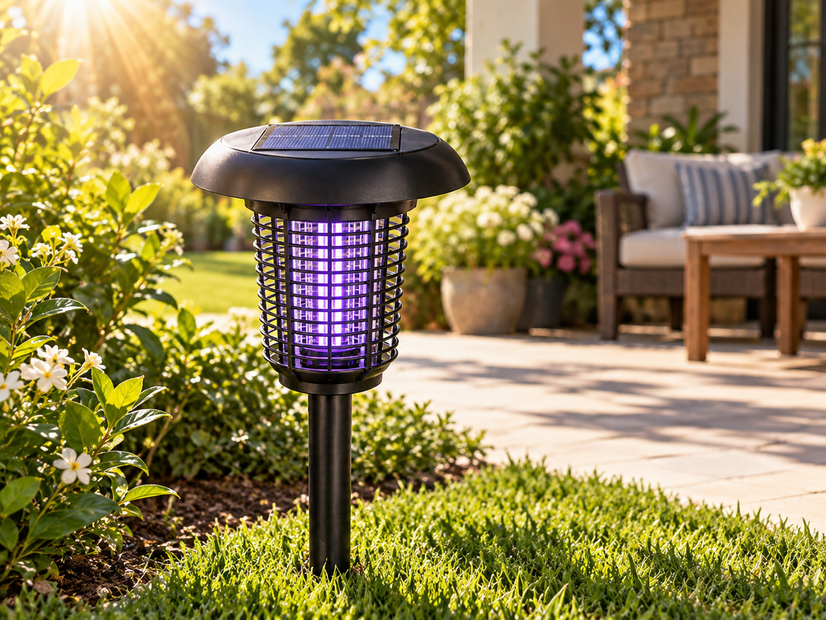 MosquiSolar™ – Lámpara Solar Antimosquitos para Jardín