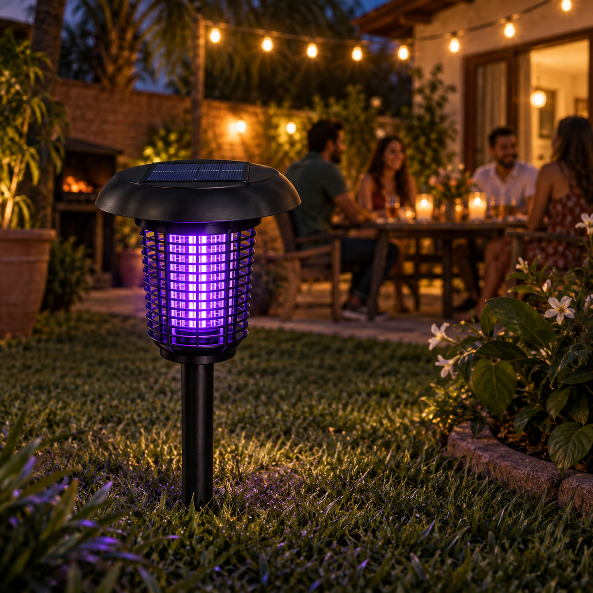 MosquiSolar™ – Lámpara Solar Antimosquitos para Jardín